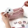 KOTEK PIÓRNIK SZKOLNY SASZETKA DLA DZIEWCZYNY Z WYPOSAŻENIEM Z KOTKIEM